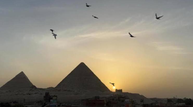 Hotel Mak Pyramids View Kafret el-Gabal Exterior foto